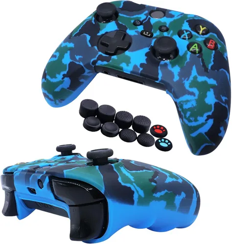 Vista 2 de 2 Pack Jusy Compatible with Xbox Series XS Controller Soft Silicone Cover Skin, Sweat-Proof Dust-Proof Anti-Slip Case Cover Protective Accessories