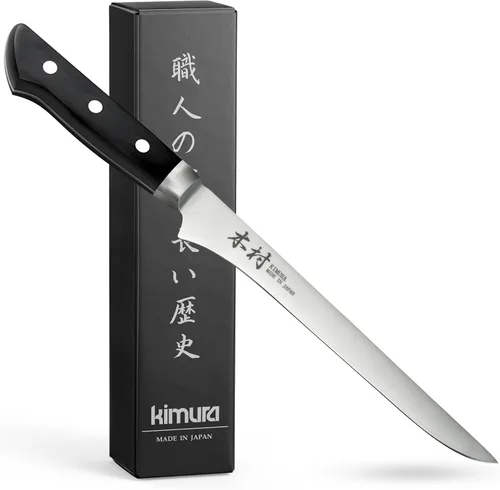 Vista 9 de Kimura Cuchillo de pelar, [fabricado en Japón], cuchillo de chef profesional de 3.5 pulgadas, cuchillos de cocina de acero inoxidable de molibdeno