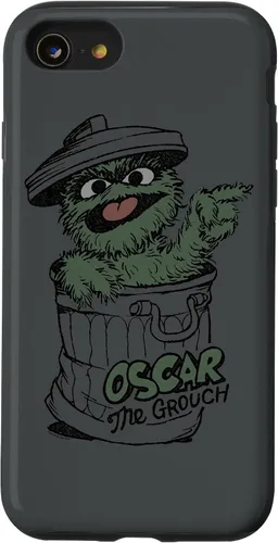 Vista 18 de Funda para iPhone 14 Pro Max Sesame Street Oscar Early Grouch