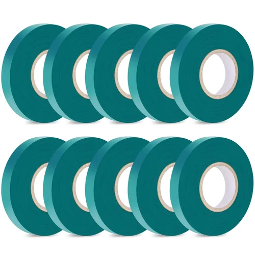 Vista 11 de Easytle Cinta de amarre de jardín de 0.45 pulgadas y 290 pies, rollo de cinta elástica para plantas, resistente cinta de plantas de PVC verde