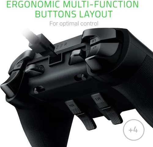 Vista 3 de Razer Wolverine Ultimate Chroma - Controlador de gamepad totalmente personalizable - Palillos analógicos intercambiables y Dpad - Compatible