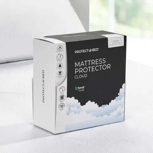 Vista 6 de Protect-A-Bed Cloud - Protector de colchón impermeable Tencel extra suave, tamaño Queen