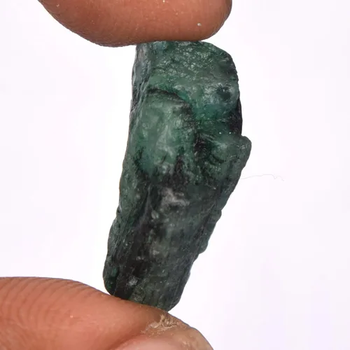 Vista 3 de GEMHUB Energy Stone Healing Power Emerald 14.00 Ct - Piedra preciosa esmeralda verde áspera para colgante y pulsera, Gema, Zambian - esmeralda verde