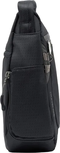Vista 9 de Travelon Cruzada mediana activa antirrobo, Negro, 12.25 x 11.25 x 3.75, Bandolera mediana activa antirrobo