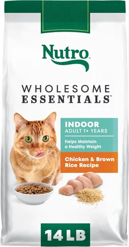 Vista 12 de Nutro Wholesome Essentials - Alimento seco para gatos adultos, pollo y arroz, 5 libras Real chicken #1 ingredient, natural prebiotic fiber for