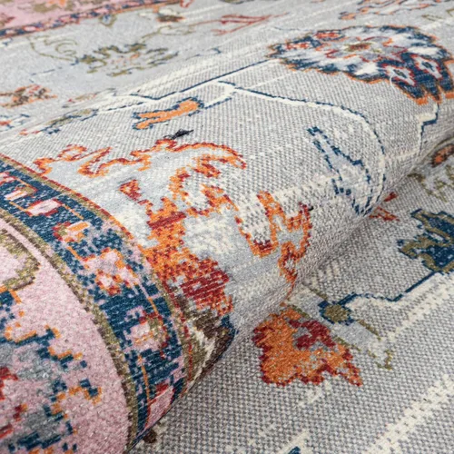 Vista 187 de GLN Rugs Traditional Collection - Alfombra de felpilla lavable a máquina, tradicional lavable, antideslizante, alfombra de felpilla de pelo corto