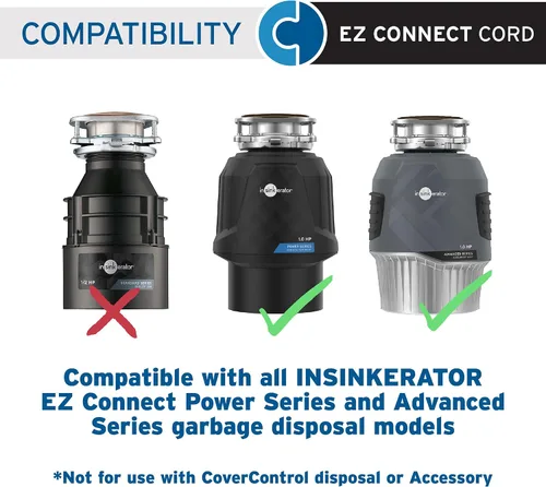 Vista 7 de InSinkErator 80016-ISE EZ Connect Power Cord Accessory
