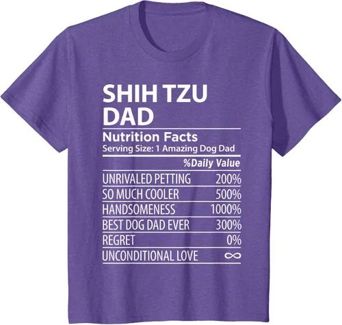 Vista 59 de Shih Tzu Dad - Camiseta divertida para dueño de perro Shih Tzu, Negro