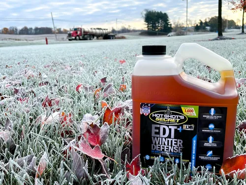Vista 5 de Hot Shot's Secret EDT+ Winter Defense, aditivo de combustible diésel 7 en 1 anti-gel - Previene la gelificación, protege el sistema de combustible
