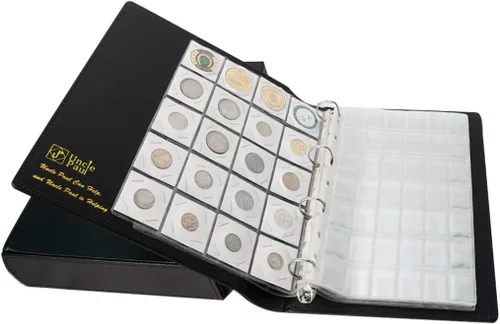 Vista 7 de Uncle Paul 90 soportes de cartón para monedas, 2 x 2 pulgadas, para cuarto Blanco