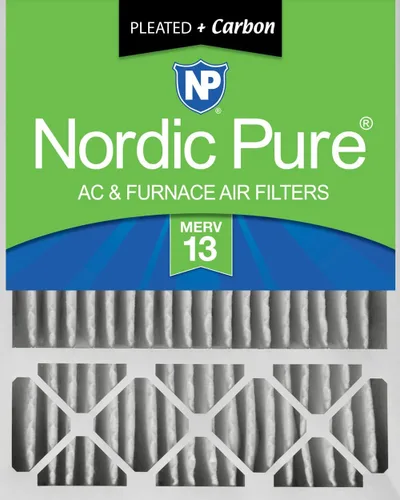 Vista 38 de Nordic Pure 20 x 25 x 5 (tamaño real: 19 3/4 x 24 3/4 x 4 3/8) Lennox X6673 X6675 Filtro Merv 8 de repuesto para reducción de olores 2