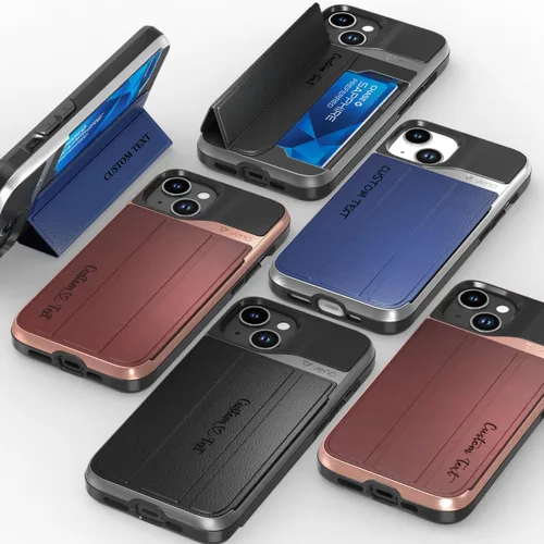Vista 12 de VENA vCommute - Funda tipo cartera compatible con Apple iPhone 14 (6.1 pulgadas) (protección contra caídas de grado militar), funda de cuero