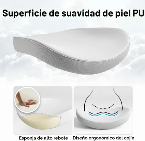 Vista 4 de [Usado] Ergalithic Silla de Oficina para Casa Ergonómica - Silla de Escritorio en Forma de X para Computadora de Malla con Cuero de PU, Soporte