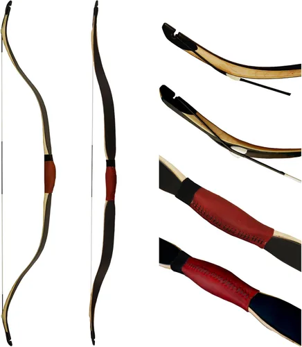 Vista 7 de AF Archery arco recurvo turco, arco de caza laminado tradicional de alto rendimiento de 50" para adultos, jóvenes, principiantes, entusiastas y caza