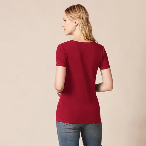 Vista 452 de Amazon Essentials Women's Regular-Fit Short-Sleeve Crewneck T-Shirt