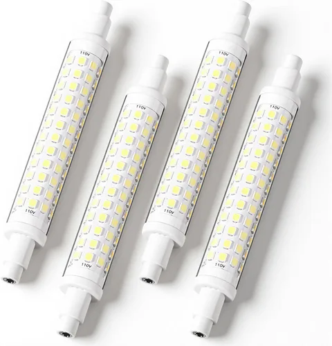 Vista 8 de Honoson 2 piezas Bombilla LED R7S 100W Bombillas de repuesto halógenas Globo regulable T3 Tipo J Luz para trabajo Iluminación de paisajes Lámparas