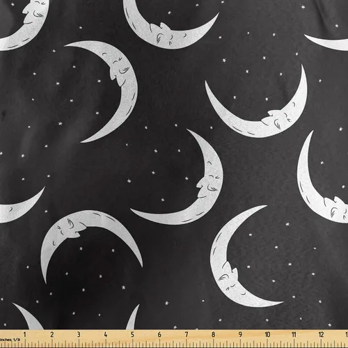 Vista 114 de Lunarable Tela de animales de The Yard, caras de gato y perro, mejores amigos, Bulldog Beagle, Labrador, Calico Kitty impresión, tela de satén