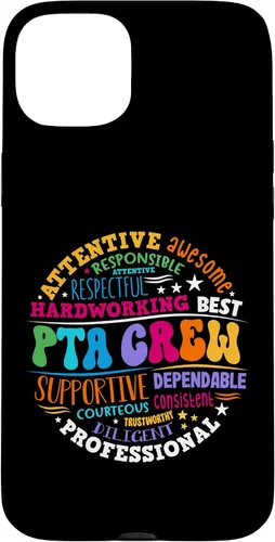 Vista 9 de iPhone 16 Parents Teacher Association Team Supporter PTA Crew Case