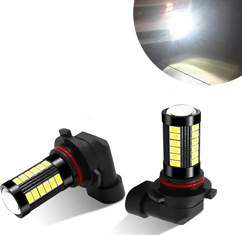 Paquete de 2 luces antiniebla LED para automóvil, luces antiniebla de alto brillo, accesorios de repuesto de luz LED, luces de iluminación de