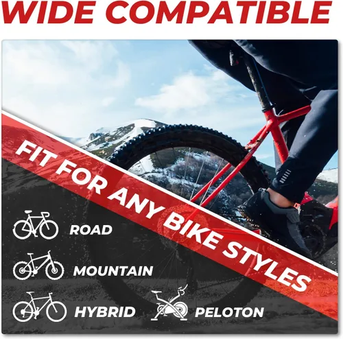 Vista 3 de Cómodo cojín de asiento de bicicleta acolchado ancho para ejercicio y bicicleta de carretera, cómodo cojín de asiento de bicicleta para hombres