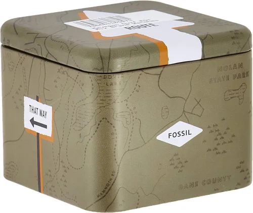 Vista 8 de Fossil de los hombres me3052Grant two-hand Autocontrol automático viento reloj con correa de piel color café