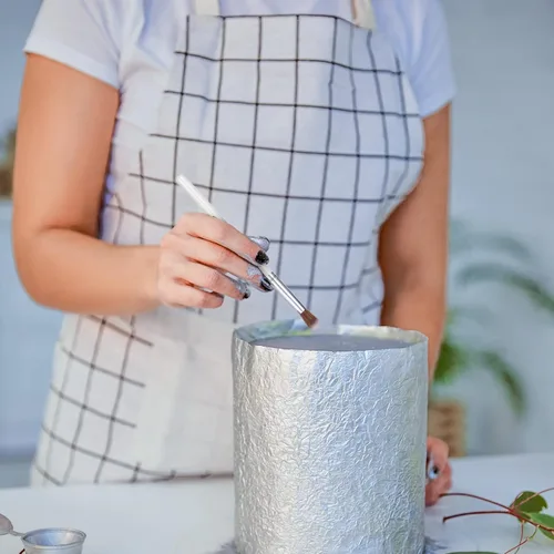 Vista 7 de Sinmoe 10 piezas de brochas para decorar pasteles y dulces, brochas para decorar galletas, cepillo de repostería y pinzas de punta recta y curvada