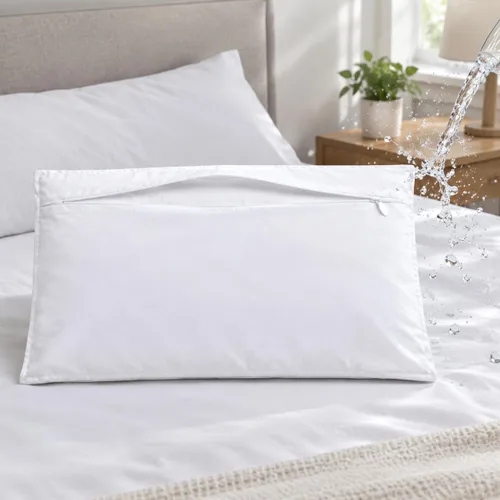 Vista 7 de Pillowcase, Double-Layer Zippered , White 48x74 cm