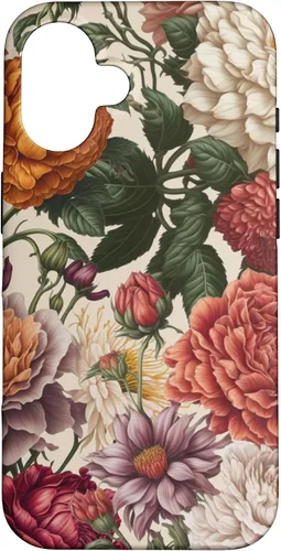 Vista 32 de Cute Flowers Vintage Botanical Floral Illustration Women Case for iPhone 17