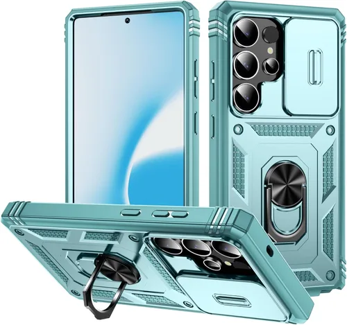 Vista 75 de Funda para Galaxy Note 20 Ultra, a prueba de golpes, resistente a los impactos con cubierta protectora de lente deslizante para Samsung Galaxy Note