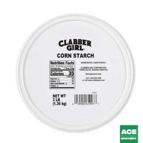 Vista 2 de Clabber Girl Almidón de maíz, 3 libras, 48 onzas líquidas (paquete de 1)