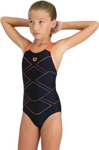 Vista 2 de Arena Bañador con espalda en V Feel Mark para niñas