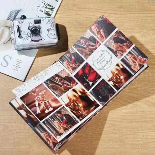 Vista 8 de Álbum de fotos personalizado para fotos personalizada, tu fotografía impresa en 3D, el mejor regalo, diseña tu propio álbum de recortes, álbumes