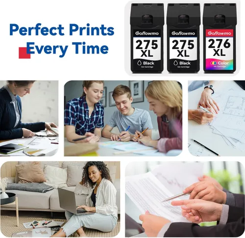 Vista 6 de 275XL 276XL Reemplazo para tinta Cannon 275 276, cartuchos de tinta Canon 275 y 276 XL, compatibles con impresoras PIXMA TR4720 TS3522 TR4700 TS3722