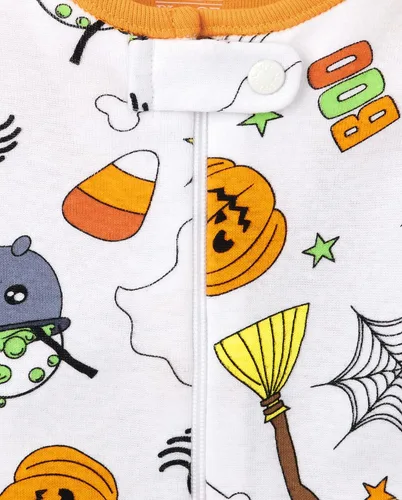 Vista 2 de The Childrens Place - Conjunto de pijama de Navidad a juego para la familia ajuste cómodo 100 algodón adulto niño grande niño pequeño bebé