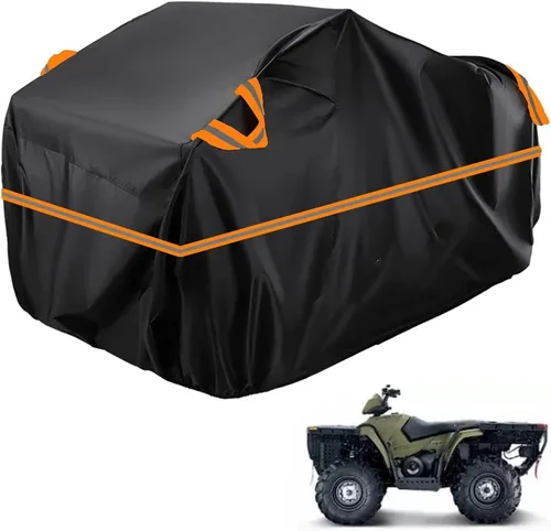 Vista 359 de Cubierta para ATV impermeable compatible con Arctic Cat H1 EFI TRV Cruiser 4x4 2011, cubierta de 210D para vehículos de 4 ruedas, cubierta para quad