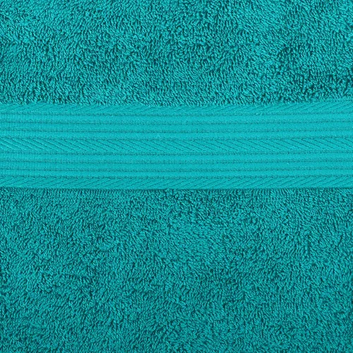Vista 7 de Amazon Basics Juego de 6 toallas de gran tamaño resistentes a la decoloración, 100% algodón, altamente absorbentes, suaves, color verde azulado, 2