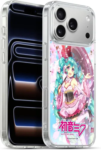 Vista 68 de Head Case Designs Licencia Oficial Hatsune Miku Gráficos Lindos Carcasa de Gel [Protección de Grado Militar] Compatible con Apple iPhone 7