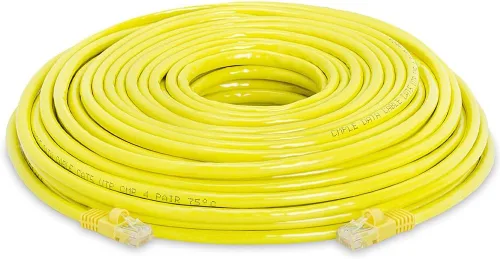 Vista 106 de Cmple - Cable Ethernet Cat5e de 1.5 pies, Cable Patch Ethernet UTP Cat 5e de 350 MHz, Cable LAN de red de 1 Gbps, conectores RJ45, compatible