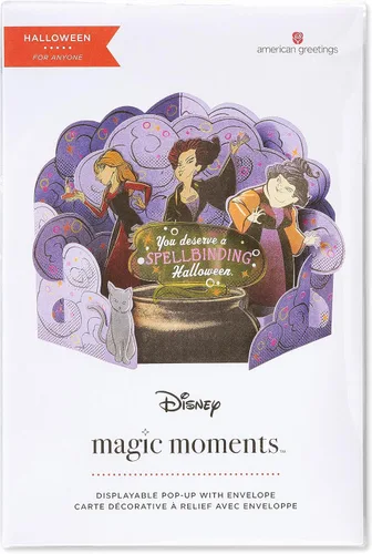 Vista 8 de American Greetings Hocus Pocus - Tarjeta desplegable de Halloween (magia pura)