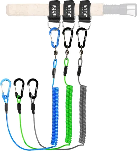 Vista 13 de Booms Fishing T02 - Correa de caña de pescar, correa de remo para kayak, accesorios de pesca para tabla de remo, cordón de pesca resistente