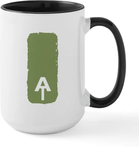 Vista 6 de CafePress Appalachian Trail - Taza de café de cerámica (15.0 fl oz)