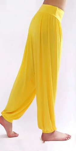 Vista 71 de Pantalones de algodón modal para mujer de AvaCostume, pantalones suaves para practicar yoga o deportes.