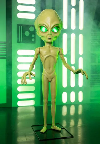 Vista 3 de Disfraces divertidos 4.5FT Alien Outer Space Animatronic