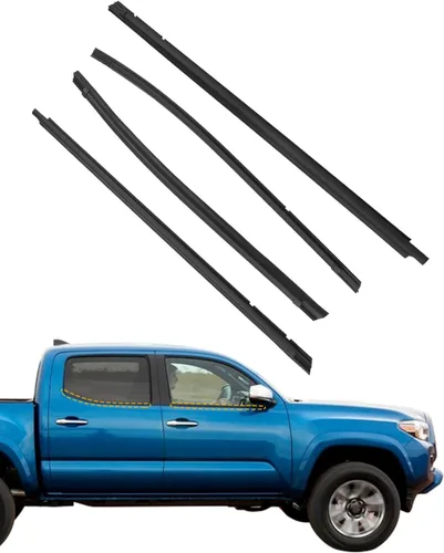 Vista 12 de Cinta de sellado para ventana, compatible con Toyota 4Runner de 4 puertas 1996-2002, juego de cinturón de sellado de moldura de ventana