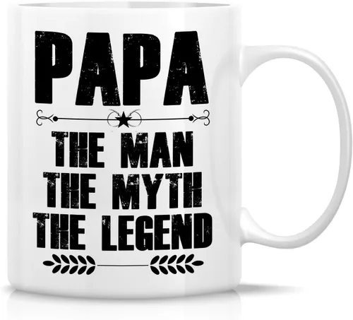 Vista 31 de Retreez - Taza divertida con texto en inglés "No. 1 Dad", 325 ml, tazas de cerámica, mensajes divertidos, sarcásticos, motivacionales, regalos