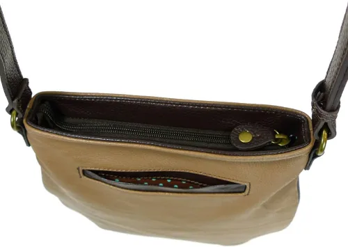 Vista 3 de Deluxe crossbody-owl II, café, 10,5 x 1,5 x 10,75