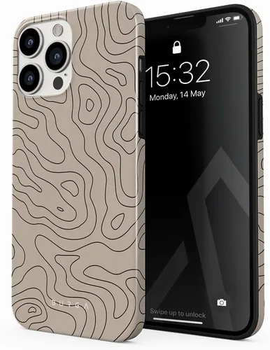 Vista 80 de BURGA Funda de teléfono para iPhone 12 Pro Max, bonita, moderna, estética, con patrón, protección rígida, se adapta a Apple iPhone 12 Pro Max