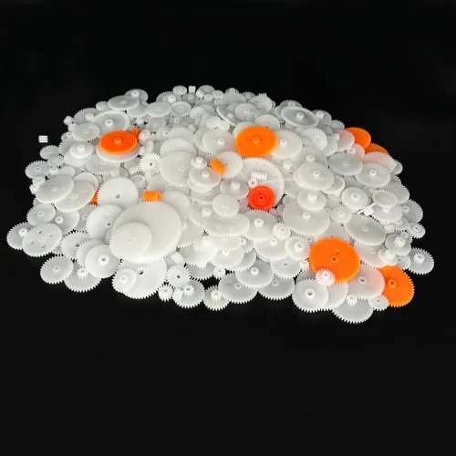 Vista 12 de 72PCS Engranajes de motor pequeños Engranajes de plástico para motor RC Modelo de coche Juguete DIY Helicóptero RC Toy Gear Reemplazo Módulo 0.5