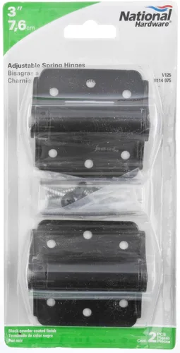 Vista 2 de National Hardware Bisagras de resorte para puerta N114-975, 3 pulgadas