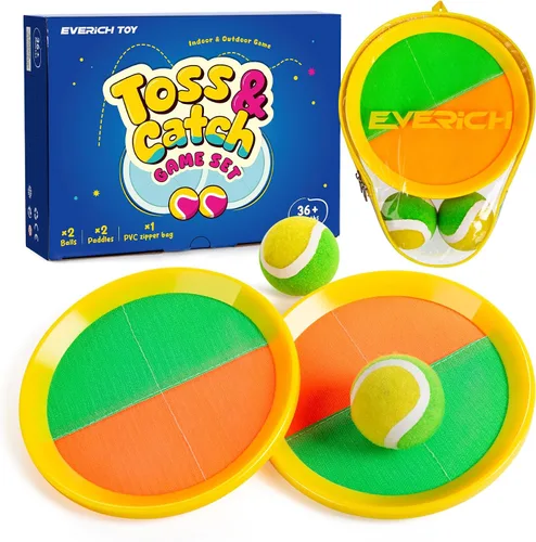Vista 16 de Juego de pelota para lanzar y atrapar, juego de bolas adhesivas mejoradas para niños y niños pequeños, resistente y resistente al agua, juguete